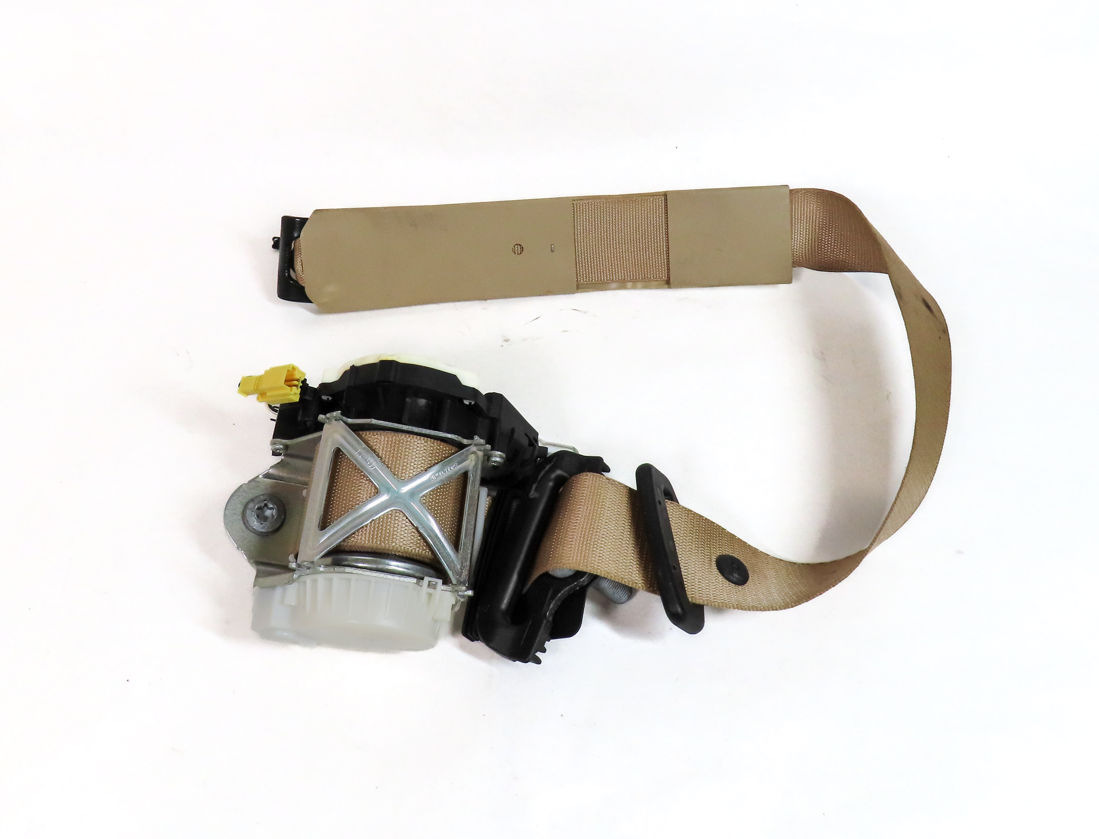 09 MERCEDES GL320 (X164) REAR 3RD THIRD ROW RIGHT SEAT SEATBELT RETRACTOR(BEIGE) — exact item pictured